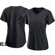 Women's Houston Astros Roy Oswalt Replica Black Pitch Fashion Jersey