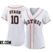 Women's Houston Astros Rusty Staub Replica White 2022 World Series Home Jersey