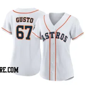 Women's Houston Astros Ryan Gusto Authentic White 2022 World Series Home Jersey