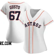 Women's Houston Astros Ryan Gusto Replica White Home Jersey