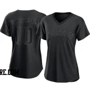 Women's Houston Astros Shay Whitcomb Authentic Black Pitch Fashion Jersey