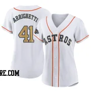 Women's Houston Astros Spencer Arrighetti Authentic Gold White 2023 Collection Jersey