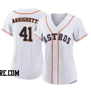 Women's Houston Astros Spencer Arrighetti Authentic White 2022 World Series Home Jersey