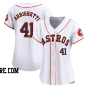 Women's Houston Astros Spencer Arrighetti Limited White Home Jersey