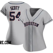 Women's Houston Astros Tayler Scott Replica Gray Road 2020 Jersey