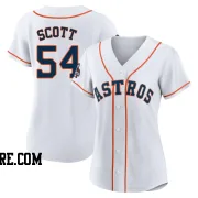 Women's Houston Astros Tayler Scott Replica White 2022 World Series Champions Home Jersey