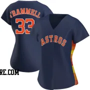 Women's Houston Astros Taylor Trammell Authentic Navy Alternate Jersey