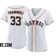 Women's Houston Astros Taylor Trammell Authentic White 2022 World Series Home Jersey