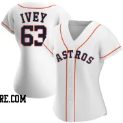 Women's Houston Astros Tyler Ivey Authentic White Home Jersey