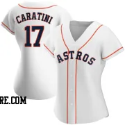 Women's Houston Astros Victor Caratini Authentic White Home Jersey