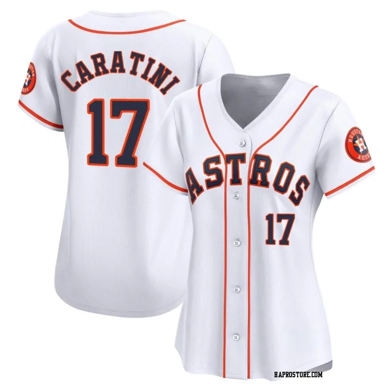 Women's Houston Astros Victor Caratini Limited White Home Jersey