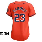 Women's Houston Astros Yeuris Ramirez Limited Orange Alternate Jersey