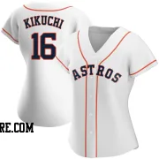 Women's Houston Astros Yusei Kikuchi Authentic White Home Jersey