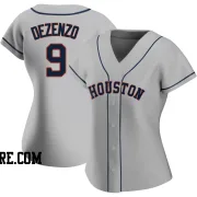 Women's Houston Astros Zach Dezenzo Authentic Gray Road 2020 Jersey