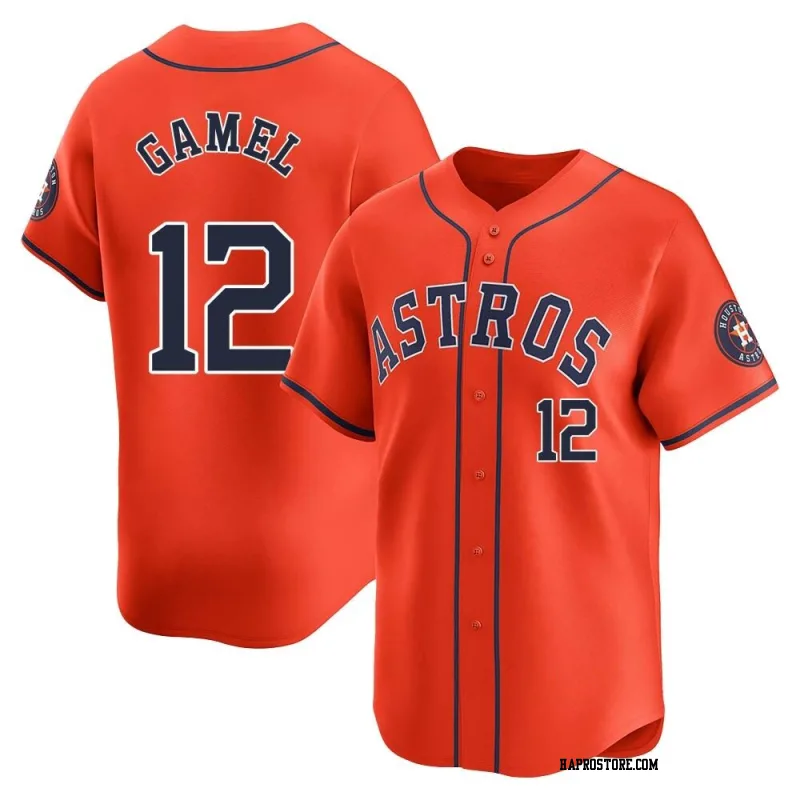 Youth Houston Astros Ben Gamel Limited Orange Alternate Jersey