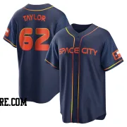 Youth Houston Astros Blake Taylor Replica Navy 2022 City Connect Jersey