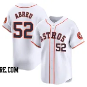 Youth Houston Astros Bryan Abreu Limited White Home Jersey