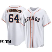 Youth Houston Astros Caleb Ferguson Replica White 2022 World Series Home Jersey