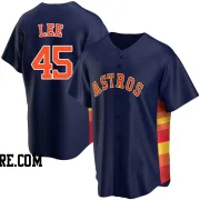 Youth Houston Astros Carlos Lee Replica Navy Alternate Jersey