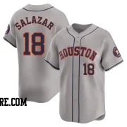 Youth Houston Astros Cesar Salazar Limited Gray Away Jersey