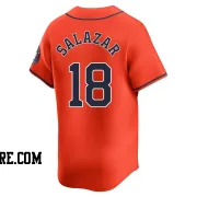 Youth Houston Astros Cesar Salazar Limited Orange Alternate Jersey