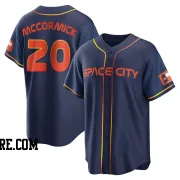 Youth Houston Astros Chas McCormick Replica Navy 2022 City Connect Jersey