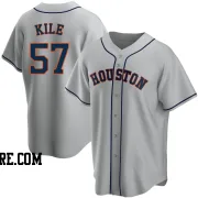 Youth Houston Astros Darryl Kile Replica Gray Road Jersey