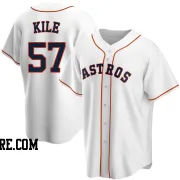 Youth Houston Astros Darryl Kile Replica White Home Jersey