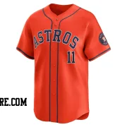 Youth Houston Astros Denis Menke Limited Orange Alternate Jersey