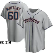 Youth Houston Astros Forrest Whitley Replica Gray Road Jersey