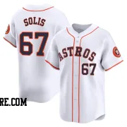 Youth Houston Astros Jairo Solis Limited White Home Jersey