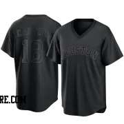 Youth Houston Astros Jason Castro Replica Black Pitch Fashion Jersey