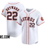 Youth Houston Astros Jason Heyward Limited White Home Jersey