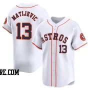 Youth Houston Astros J.J. Matijevic Limited White Home Jersey