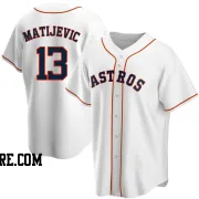 Youth Houston Astros J.J. Matijevic Replica White Home Jersey