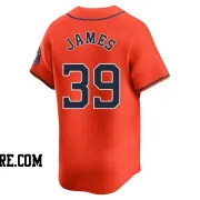 Youth Houston Astros Josh James Limited Orange Alternate Jersey