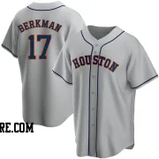 Youth Houston Astros Lance Berkman Replica Gray Road Jersey