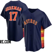 Youth Houston Astros Lance Berkman Replica Navy Alternate Jersey