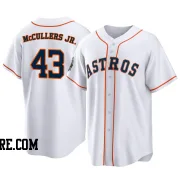 Youth Houston Astros Lance Mccullers Jr. Replica White Lance McCullers Jr. 2022 World Series Home Jersey