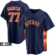 Youth Houston Astros Luis Garcia Replica Navy Alternate Jersey