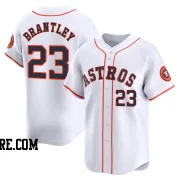 Youth Houston Astros Michael Brantley Limited White Home Jersey