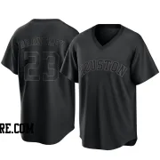 Youth Houston Astros Michael Brantley Replica Black Pitch Fashion Jersey