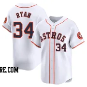 Youth Houston Astros Nolan Ryan Limited White Home Jersey