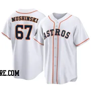 Youth Houston Astros Parker Mushinski Replica White 2022 World Series Home Jersey