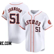 Youth Houston Astros Randy Johnson Limited White Home Jersey