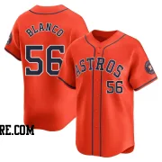 Youth Houston Astros Ronel Blanco Limited Orange Alternate Jersey