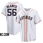 Youth Houston Astros Ronel Blanco Replica White 2022 World Series Champions Home Jersey