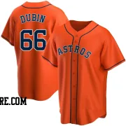 Youth Houston Astros Shawn Dubin Replica Orange Alternate Jersey