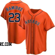 Youth Houston Astros Yeuris Ramirez Replica Orange Alternate Jersey